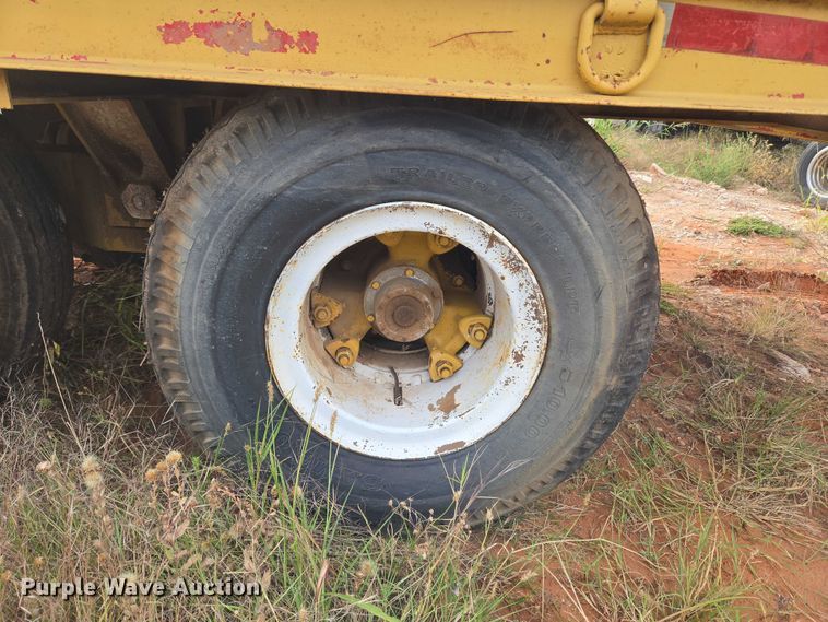 image for item EU3858 Shop built tilt deck equipment trailer