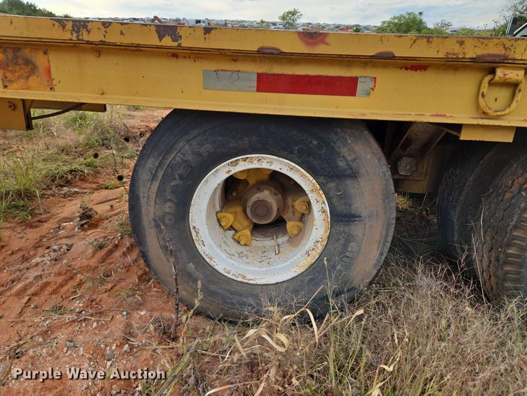 image for item EU3858 Shop built tilt deck equipment trailer