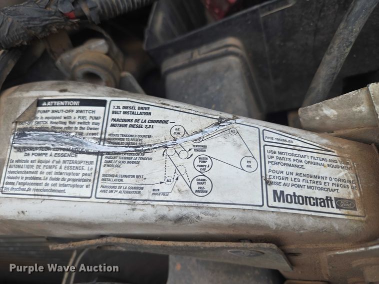 image for item EU3897 2000 Ford F550 Super Duty XLT flatbed truck