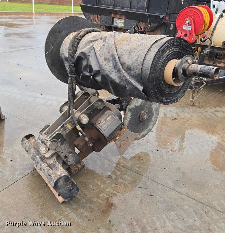 image for item EU3902 2019 Ditch Witch skid steer silt fence plow