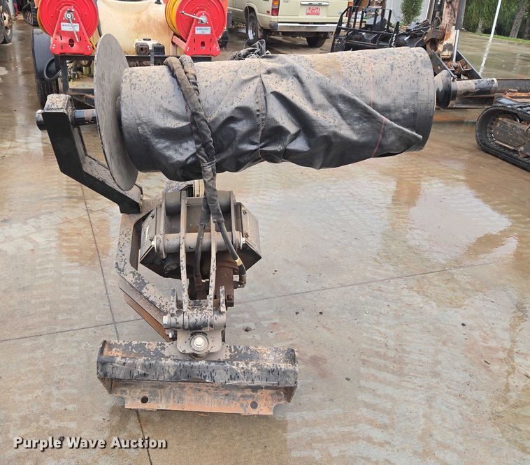 image for item EU3902 2019 Ditch Witch skid steer silt fence plow