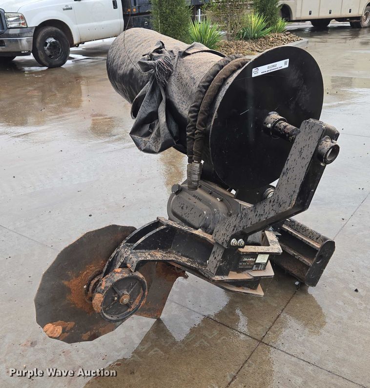 image for item EU3902 2019 Ditch Witch skid steer silt fence plow