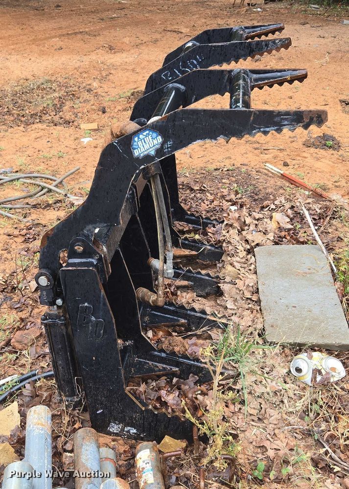 image for item EU3904 Blue Diamond Attachments 10711025 compact utility loader claw grapple