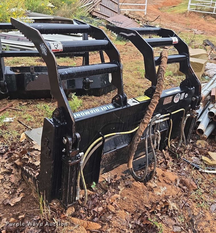 image for item EU3904 Blue Diamond Attachments 10711025 compact utility loader claw grapple