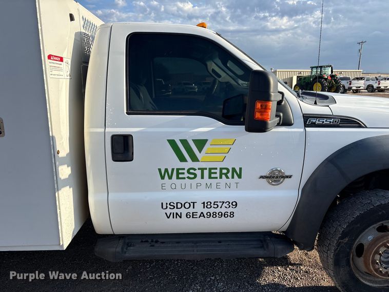 image for item EU4704 2014 Ford F550 Super Duty XL utility / service truck