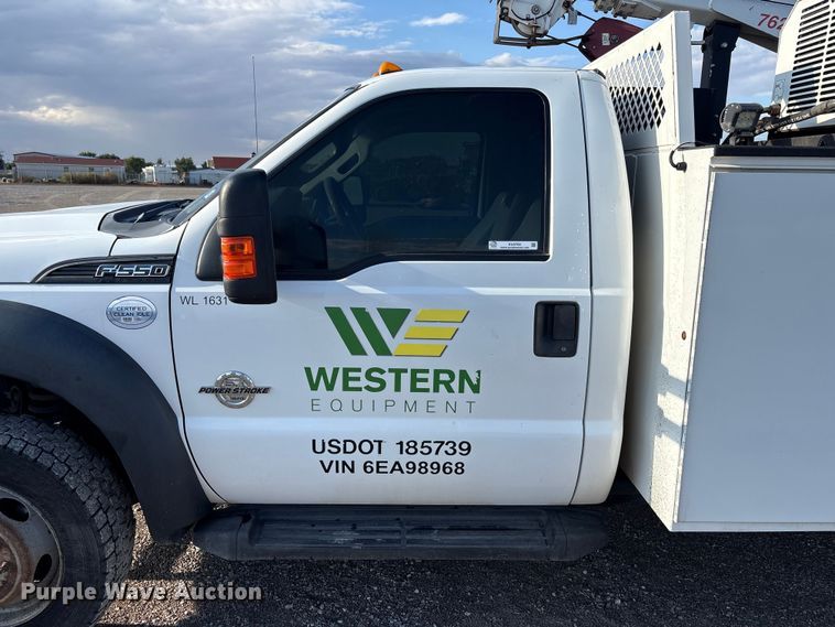 image for item EU4704 2014 Ford F550 Super Duty XL utility / service truck
