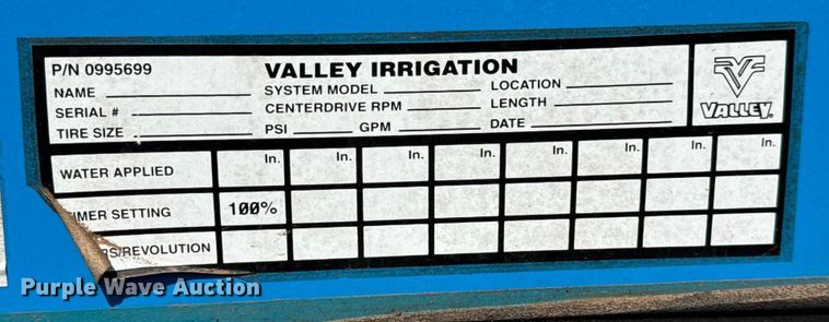 image for item EU5002 Valley Irrigation irrigation system