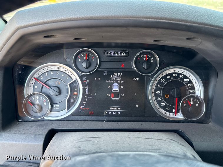 image for item EU5015 2015 RAM 1500 Quad Cab pickup truck