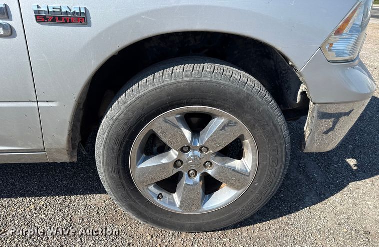 image for item EU5015 2015 RAM 1500 Quad Cab pickup truck