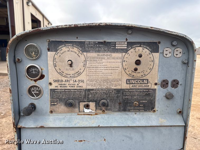 image for item EU5063 Lincoln SA-250 D3.152 welder/generator