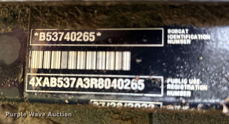 image for item EU7033 2023 Bobcat UV34XL utility vehicle