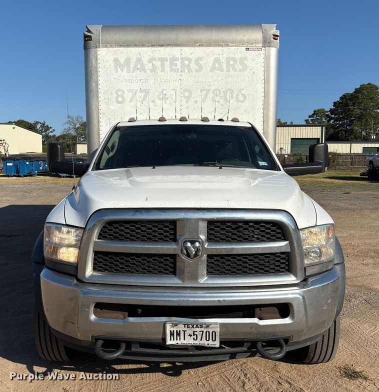 image for item EU7047 2017 RAM 5500 box truck