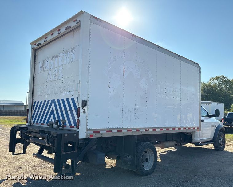 image for item EU7047 2017 RAM 5500 box truck