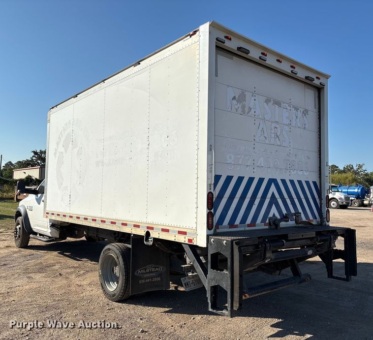 image for item EU7047 2017 RAM 5500 box truck