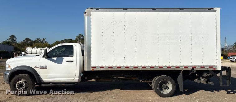 image for item EU7047 2017 RAM 5500 box truck