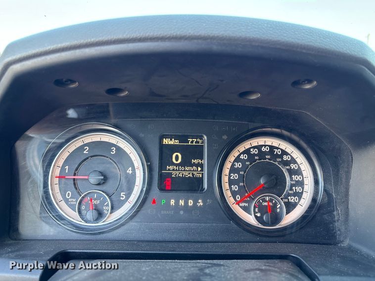 image for item EU7047 2017 RAM 5500 box truck