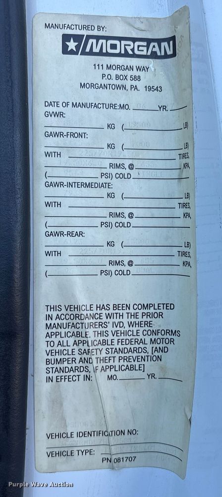 image for item EU7047 2017 RAM 5500 box truck