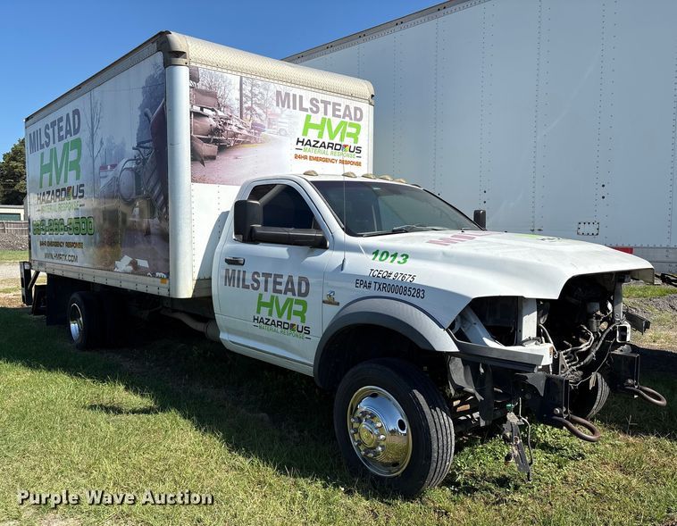 image for item EU7048 2013 RAM 5500 box truck