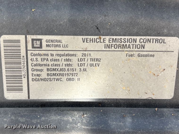 image for item EU7050 2011 Buick Enclave SUV