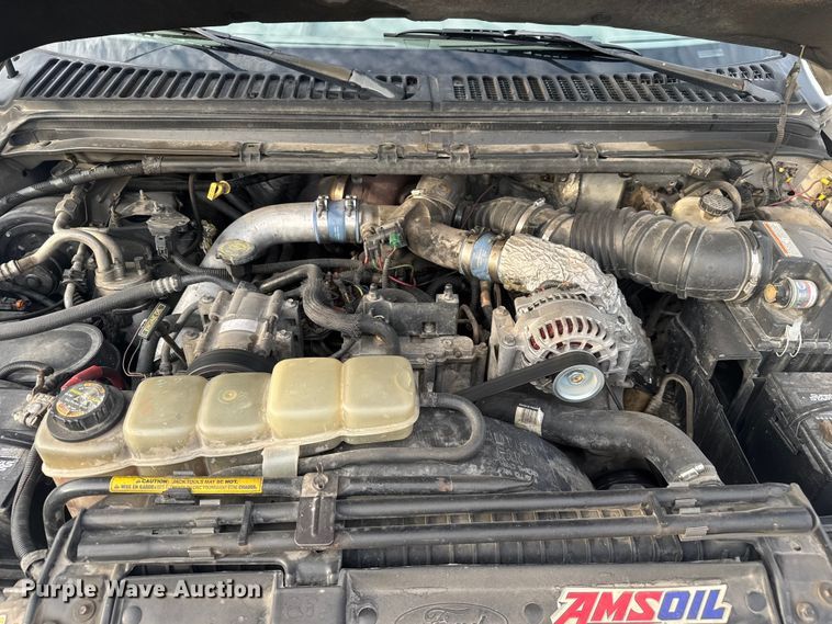 image for item EV1990 1999 Ford F550 Super Duty Crew Cab flatbed truck