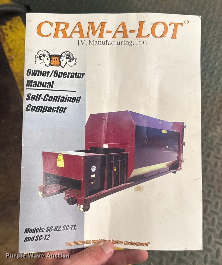 image for item EV1994 Cram-A-Lot CCR-02- roll-off trash compactor