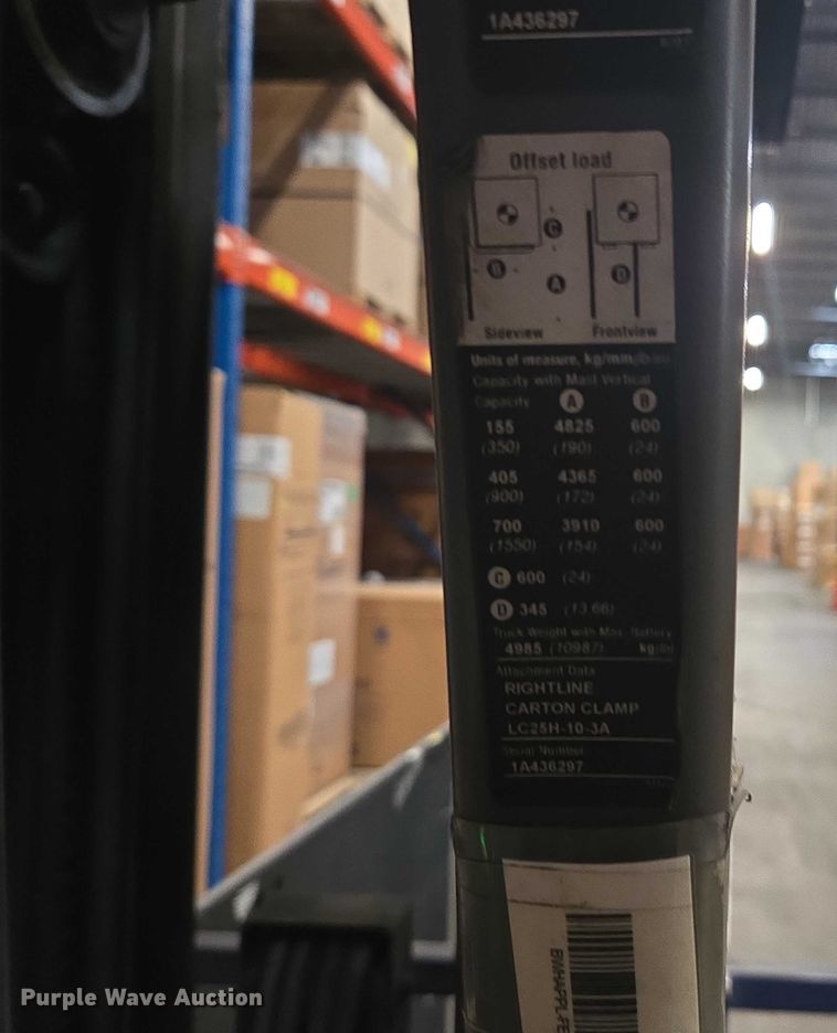 image for item EV5356 2015 Crown RC5545-40 forklift