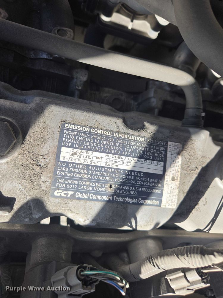 image for item EV5358 2017 UniCarriers PF50 forklift