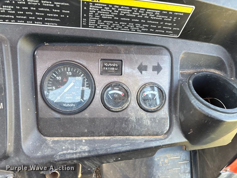 image for item GH9418 2004 Kubota RTV 900 utility vehicle