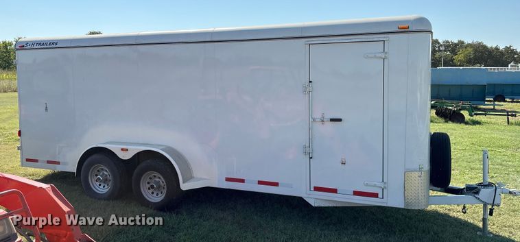 image for item GH9419 2007 S&H Trailers 6020 Cargo BH enclosed cargo trailer