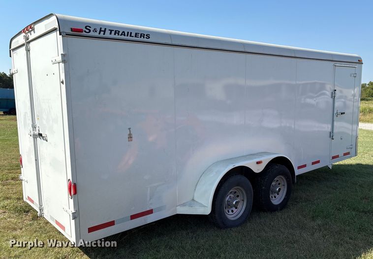 image for item GH9419 2007 S&H Trailers 6020 Cargo BH enclosed cargo trailer