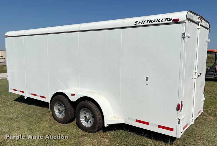image for item GH9419 2007 S&H Trailers 6020 Cargo BH enclosed cargo trailer