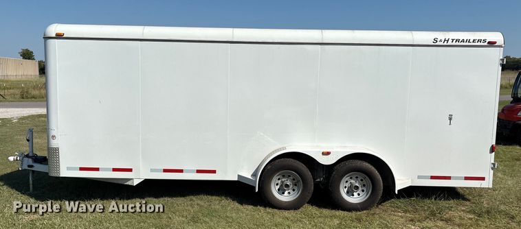 image for item GH9419 2007 S&H Trailers 6020 Cargo BH enclosed cargo trailer