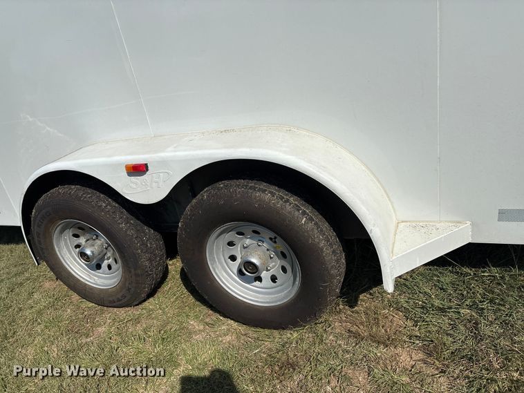 image for item GH9419 2007 S&H Trailers 6020 Cargo BH enclosed cargo trailer