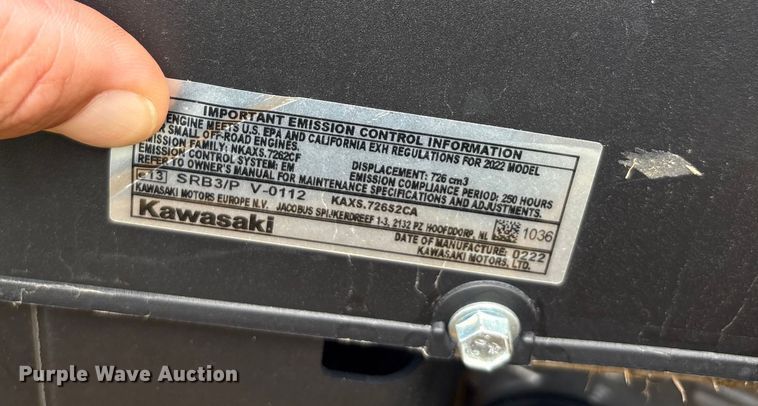 image for item IE9234 2022 Hustler Raptor XD ZTR lawn mower