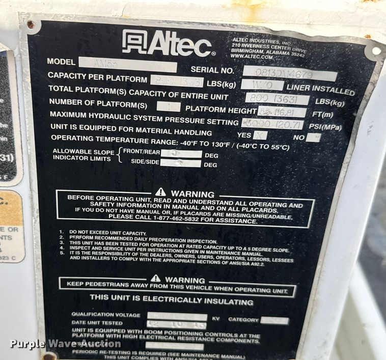 image for item NU9694 2014 Freightliner Business class M2  bucket truck