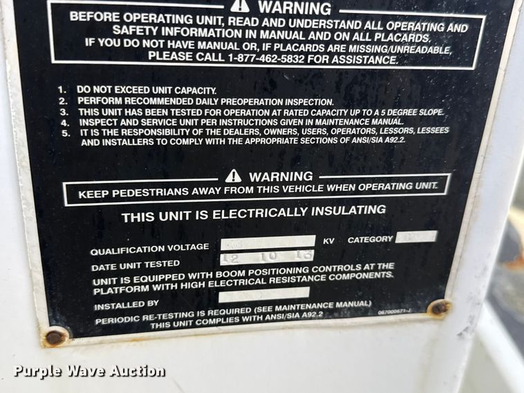 image for item NU9694 2014 Freightliner Business class M2  bucket truck