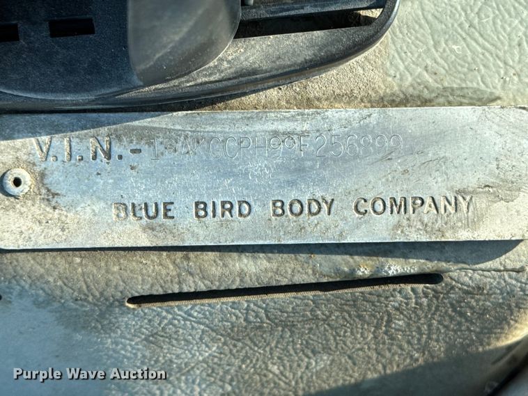 image for item NU9701 2009 Blue Bird Vision school bus