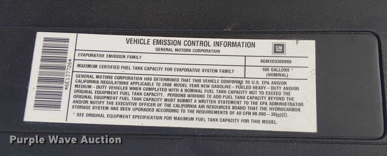 image for item NU9715 2006 Chevrolet Silverado 3500 dump bed pickup truck