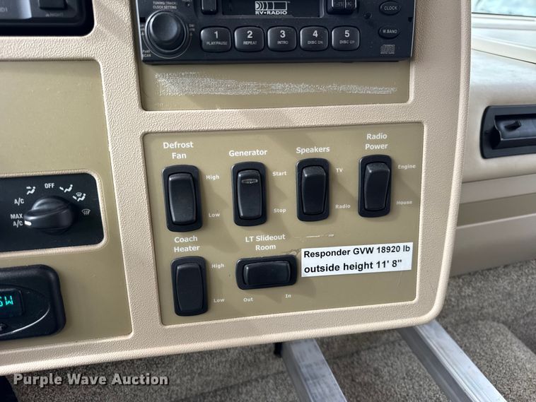 image for item YA1181 2005 Winnebago mobile command center