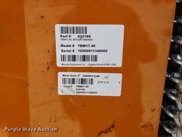 image for item YA1280 2025 Woods TBW17.40 batwing finish mower