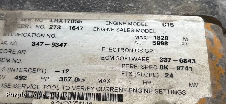 image for item DH8733 2008 Caterpillar 770 haul truck