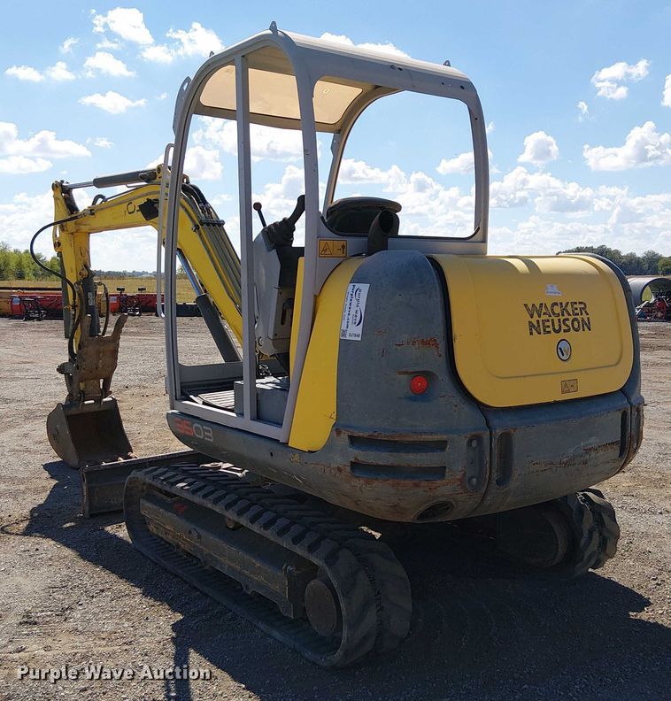 image for item DJ7848 Wacker Neuson 3503RD mini excavator