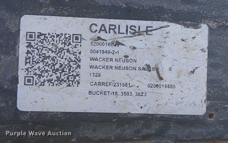 image for item DJ7848 Wacker Neuson 3503RD mini excavator