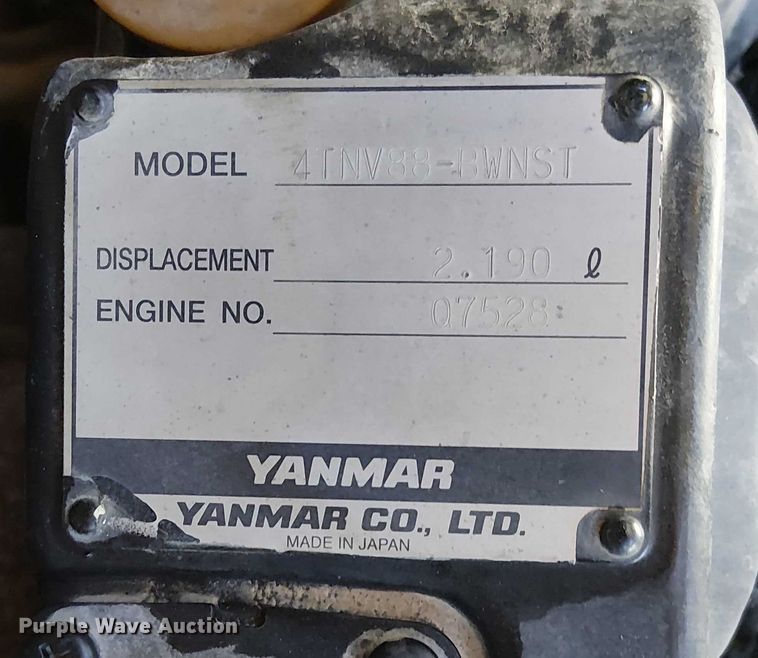 image for item DJ7848 Wacker Neuson 3503RD mini excavator