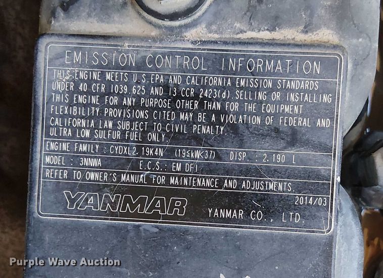 image for item DJ7848 Wacker Neuson 3503RD mini excavator