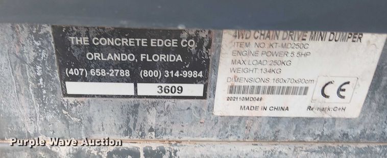 image for item DJ7864 Concrete equipment