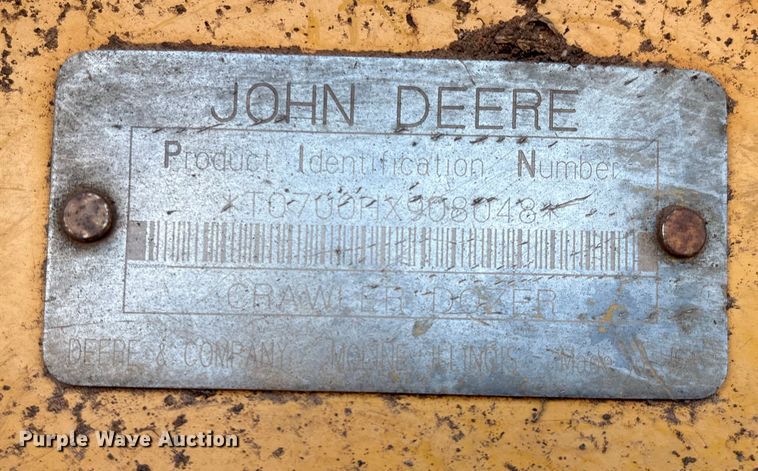 image for item DO1207 2002 John Deere 700H LT dozer