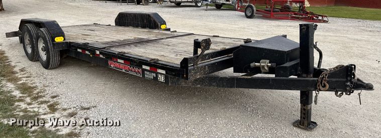 image for item DO2315 2018 Trailerman CTT7616N14 tilt deck utility trailer
