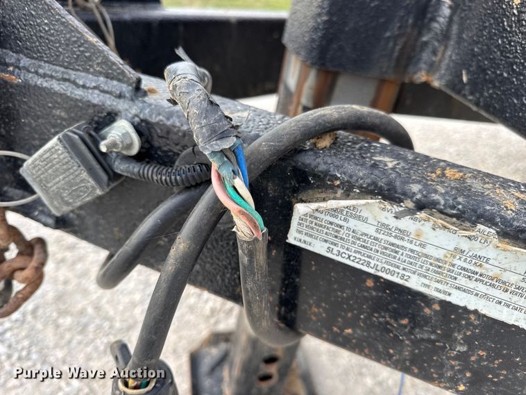 image for item DO2315 2018 Trailerman CTT7616N14 tilt deck utility trailer