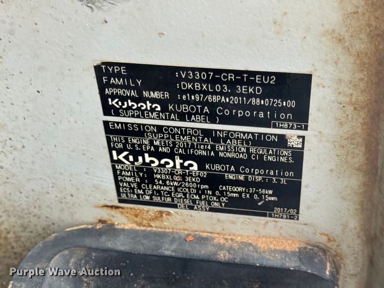 image for item DO2390 2017 Takeuchi TL10V2 tracked skid steer loader